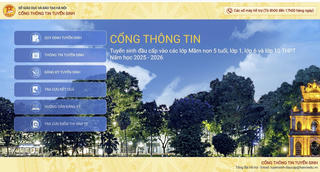 Các bước đăng ký tuyển sinh trực tuyến mầm non, lớp 1, lớp 6 tại Hà Nội