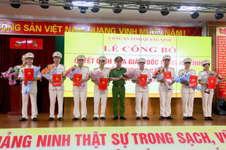 Giám đốc Công an tỉnh Quảng Ninh điều động, bổ nhiệm hàng loạt  lãnh đạo các đơn vị