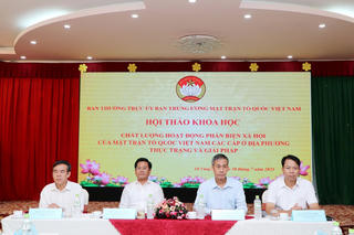 Bàn về nâng cao chất lượng hoạt động phản biện xã hội