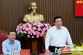 Chủ tịch Hội đồng Lý luận Trung ương Nguyễn Xuân Thắng làm việc tại Quảng Ngãi - Kon Tum