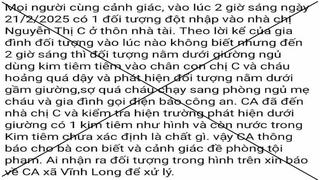 Quảng Trị: Bác bỏ thông tin kẻ lạ đột nhập vào nhà chích kim tiêm vào trẻ em