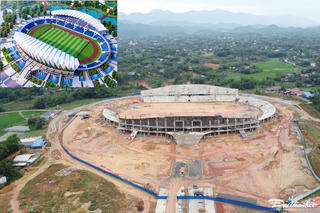 Sân vận động chuẩn quốc tế có thể là sân nhà của Hà Nội FC đang dần lộ diện