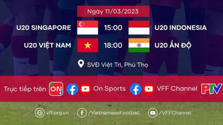 Xem U20 nữ Việt Nam ‘đấu’ U20 Ấn Độ trên kênh nào?