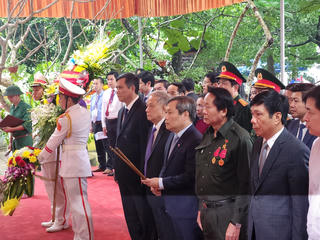 Tri ân các anh hùng, liệt sĩ đã ngã xuống trên tuyến đường 20 Quyết thắng