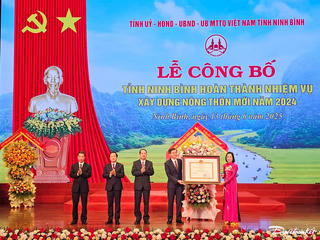 Ninh Bình hoàn thành nhiệm vụ xây dựng nông thôn mới
