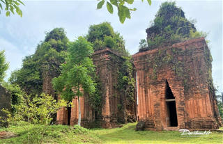 Đà Nẵng: Tháp Chăm Khương Mỹ vừa trùng tu đã xuất hiện gạch mủn nát
