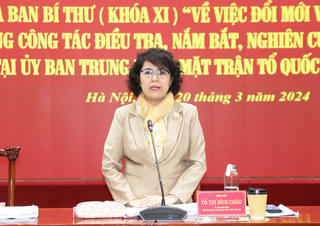 Thông tin phản ánh tới Mặt trận đều được "nói có sách, mách có chứng"