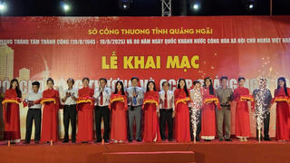 Quảng Ngãi: Hàng trăm sản phẩm OCOP tại Hội chợ Công Thương