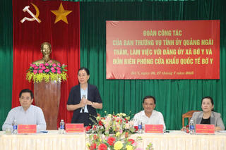 Bí thư Tỉnh ủy Quảng Ngãi: Chăm lo tốt đời sống đồng bào các dân tộc thiểu số