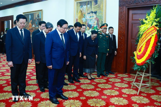 Thủ tướng Phạm Minh Chính sẽ dự Lễ truy điệu nguyên Chủ tịch nước Lào