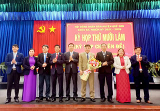Quảng Nam: Huyện Quế Sơn có tân Chủ tịch UBND