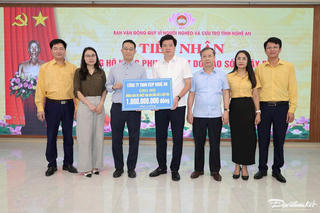 VSIP Nghệ An chung tay giúp người dân vượt qua hậu quả lũ lụt