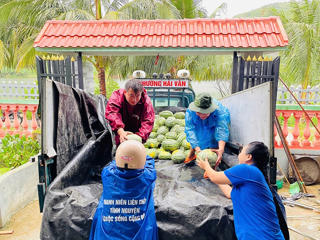 Đà Nẵng hỗ trợ nông dân tiêu thụ dưa hấu trước bão số 5