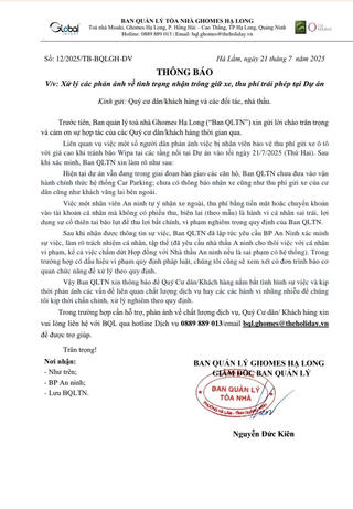 Quảng Ninh: Xác minh thông tin bảo vệ ‘hét’ giá gửi xe 500.000 đồng/đêm tránh bão