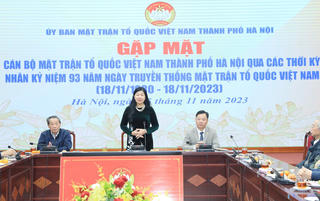 Hà Nội: Gặp mặt lãnh đạo, cán bộ Mặt trận qua các thời kỳ