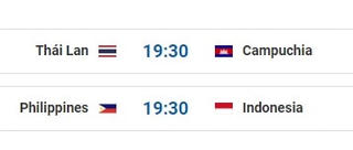 Lịch thi đấu AFF Cup 2022 ngày 2/1: Thái Lan chắc suất đi tiếp?