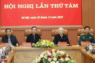 Tổng Bí thư Nguyễn Phú Trọng chủ trì Hội nghị Quân ủy Trung ương lần thứ tám