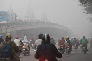 Ngày 6/4, Hà Nội lọt top 4 thế giới về ô nhiễm không khí