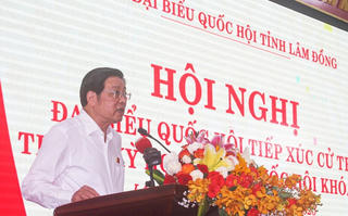 Lâm Đồng: Trưởng Ban Nội chính Trung ương Phan Đình Trạc tiếp xúc cử tri tại Đà Lạt