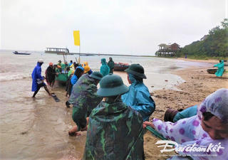 Quảng Nam: Các lực lượng dồn lực giúp dân ứng phó bão số 6