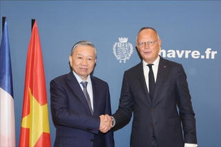 Tổng Bí thư, Chủ tịch nước Tô Lâm gặp làm việc với Thị trưởng thành phố Le Havre