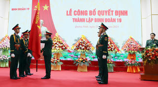 Thành lập Binh đoàn 19 trên cơ sở Tổng Công ty Đông Bắc