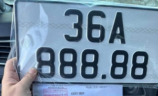 Ai là chủ nhân của biển số ngũ quý 8 ở Thanh Hóa?