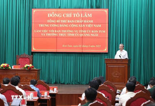 Tổng Bí thư: Kon Tum và Quảng Ngãi sau khi hợp nhất sẽ thành cực tăng trưởng mới