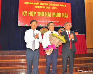 Bí thư Thành ủy Tam Kỳ được bầu làm Phó chủ tịch UBND tỉnh Quảng Nam
