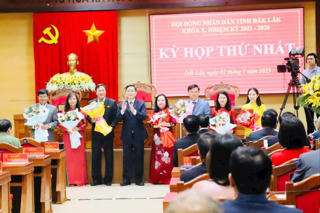 Hội đồng nhân dân tỉnh Đắk Lắk tổ chức kỳ họp thứ nhất sau sáp nhập