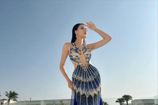 Á hậu Ngọc Hằng giữ vững phong độ tại Miss Intercontinental 2023