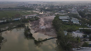 Thanh trì (Hà Nội): Ngang nhiên san lấp đất nông nghiệp để làm sân Pickleball
