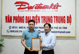 Phân công phụ trách Văn phòng Báo Đại Đoàn Kết khu vực Trung Trung Bộ