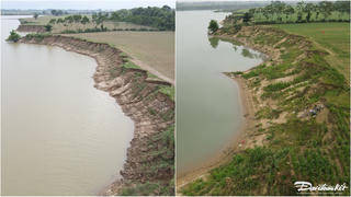 Bờ sông Mã được 'chữa lành' sau khi ngừng khai thác cát
