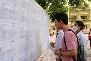 Hơn 98% thí sinh đến làm thủ tục dự thi THPT 2023