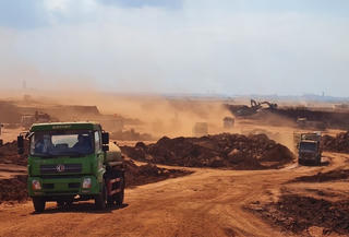 Gây ô nhiễm bụi ở sân bay Long Thành: Chủ đầu tư bị phạt 270 triệu đồng