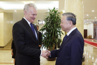 Tổng Bí thư Tô Lâm hội kiến Tổng thống Cộng hòa Litva Gitanas Nauseda