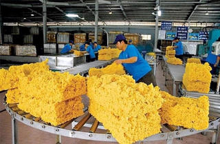 Cao su xuất khẩu đặt mục tiêu 11 tỷ USD