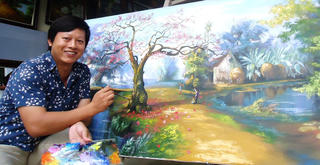 Tìm làng qua những bức tranh