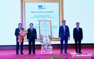 Lạng Sơn tổ chức lễ đón nhận danh hiệu Công viên địa chất toàn cầu UNESCO