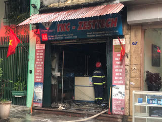 Thêm một vụ cháy xảy ra tại Hà Nội 