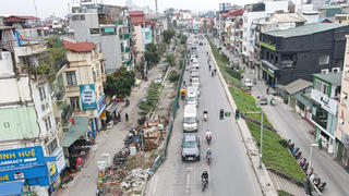 Phương án phần luồng giao thông phục vụ thi công xây dựng cầu vượt An Dương - Thanh Niên