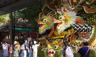 Nhiều tuyệt phẩm tạo hình tại Lễ hội trái cây Nam bộ 2025