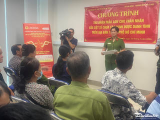 TPHCM thu thập mẫu ADN để xác định nhân thân liệt sĩ