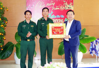 Lãnh đạo tỉnh Quảng Nam chúc Tết cán bộ, chiến sĩ ở đảo Cù Lao Chàm