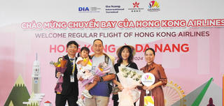 Đà Nẵng: Đón chuyến bay đầu tiên của Hong Kong Airlines