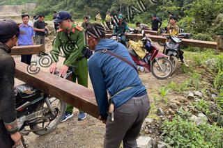 Lai Châu: 'Chặn đứng' 7 đối tượng khai thác gỗ trái phép tại rừng phòng hộ