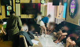 Đắk Nông: Bắt quả tang 15 thanh niên sử dụng ma túy trong quán karaoke