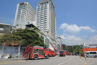 “Choáng ngợp” cảnh diễn tập chữa cháy, cứu nạn cứu hộ cấp Bộ tại Quảng Ninh