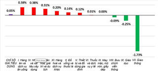 Chỉ số giá tiêu dùng tháng 5 tăng 0,05%